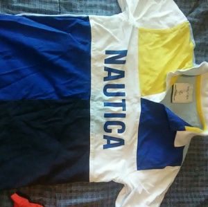 Boys Nautica short sleeve shirt size 8 10